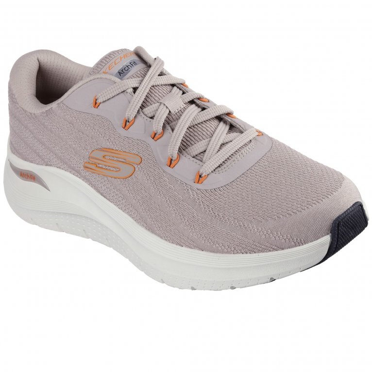 charles clinkard Skechers Arch Fit 2.0 Road Wave Mens Wide Fit Trainers