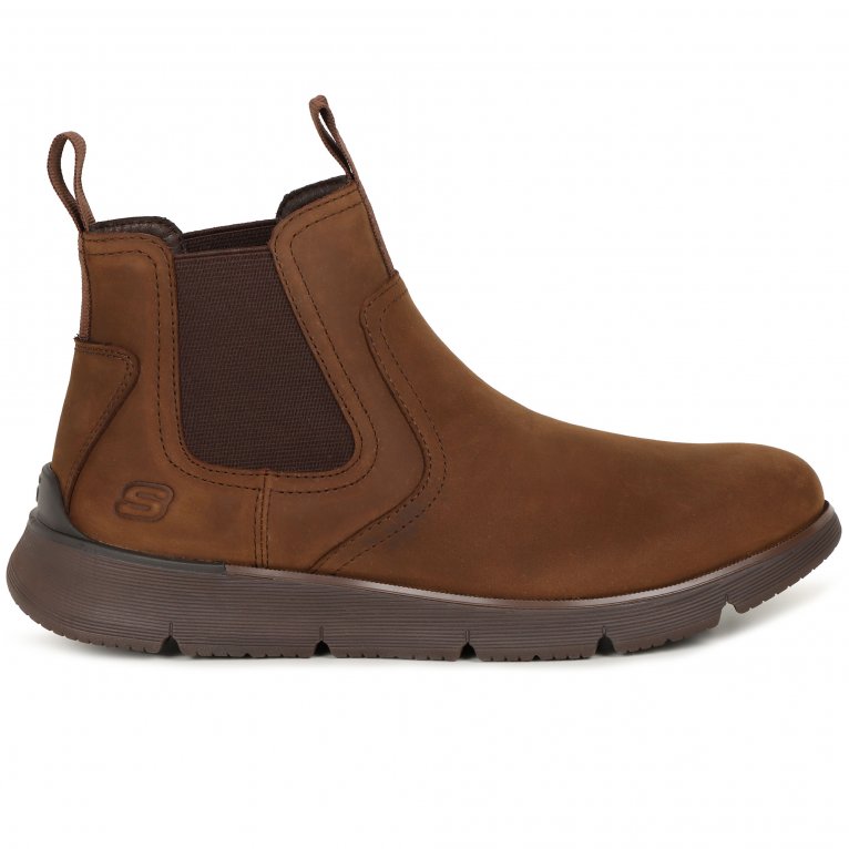 Charles Clinkard Skechers Augustino Mens Chelsea Boots