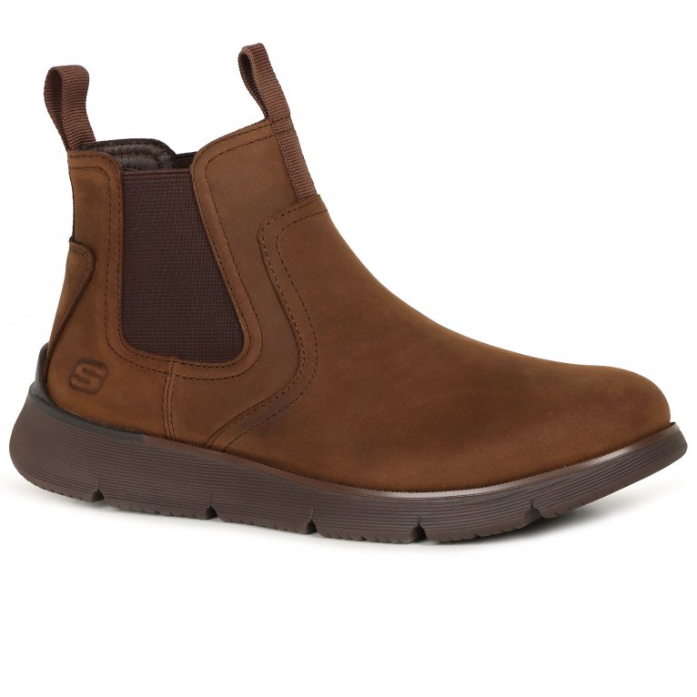 charles clinkard Skechers Augustino Mens Chelsea Boots