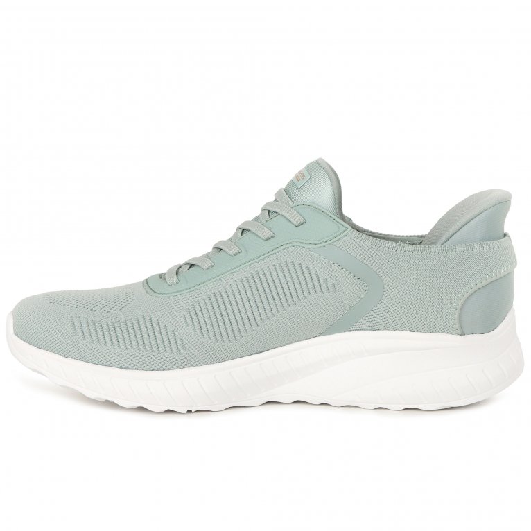 Charles Clinkard Skechers Bobs Squad Chaos Womens Slip In Trainers
