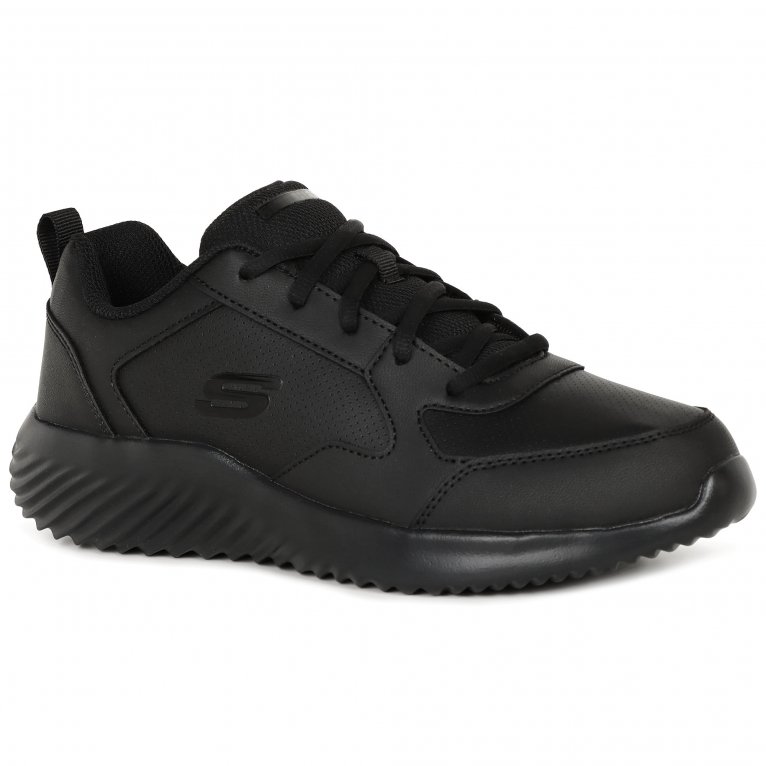 charles clinkard Skechers Bounder Lace Kids Senior Sports Trainers