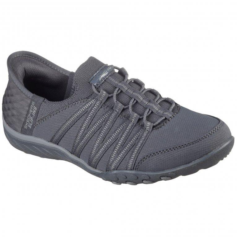 charles clinkard Skechers Breathe-Easy Roll With Me Womens Trainers