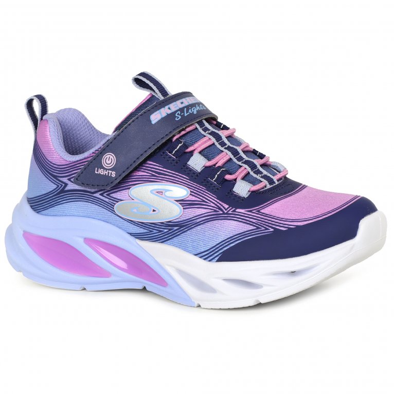 charles clinkard Skechers Cosmic Glow Lights Kids Trainers
