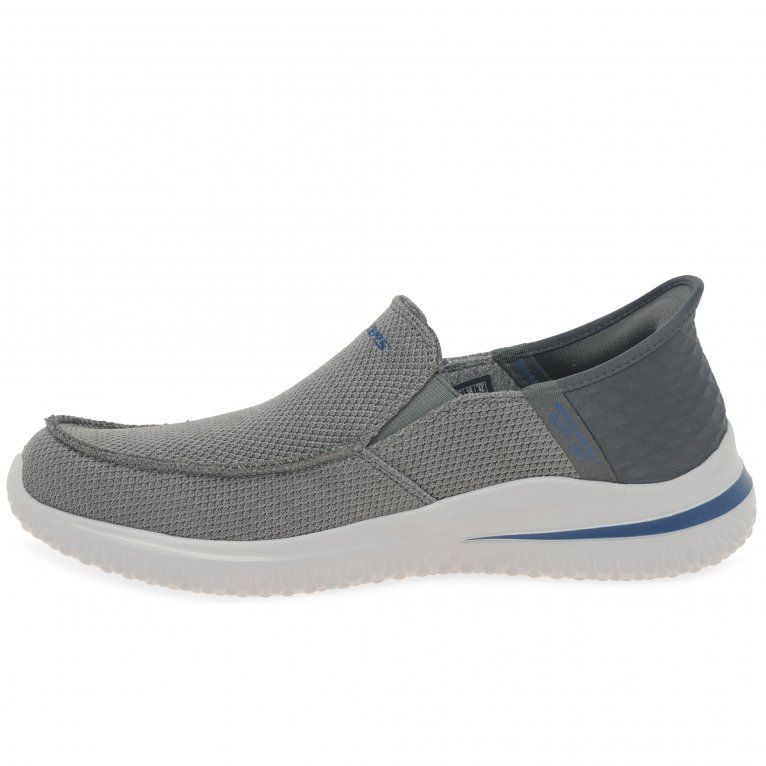 Charles Clinkard Skechers Delson Cabrino Slip In Mens Shoes
