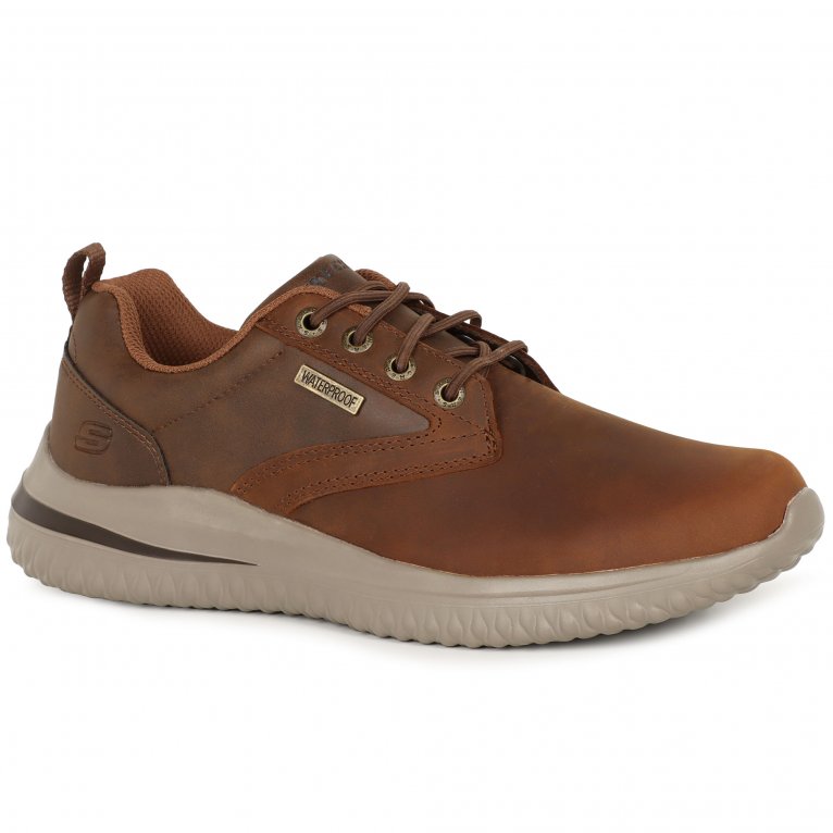 charles clinkard Skechers Delson Glavine Waterproof Trainers