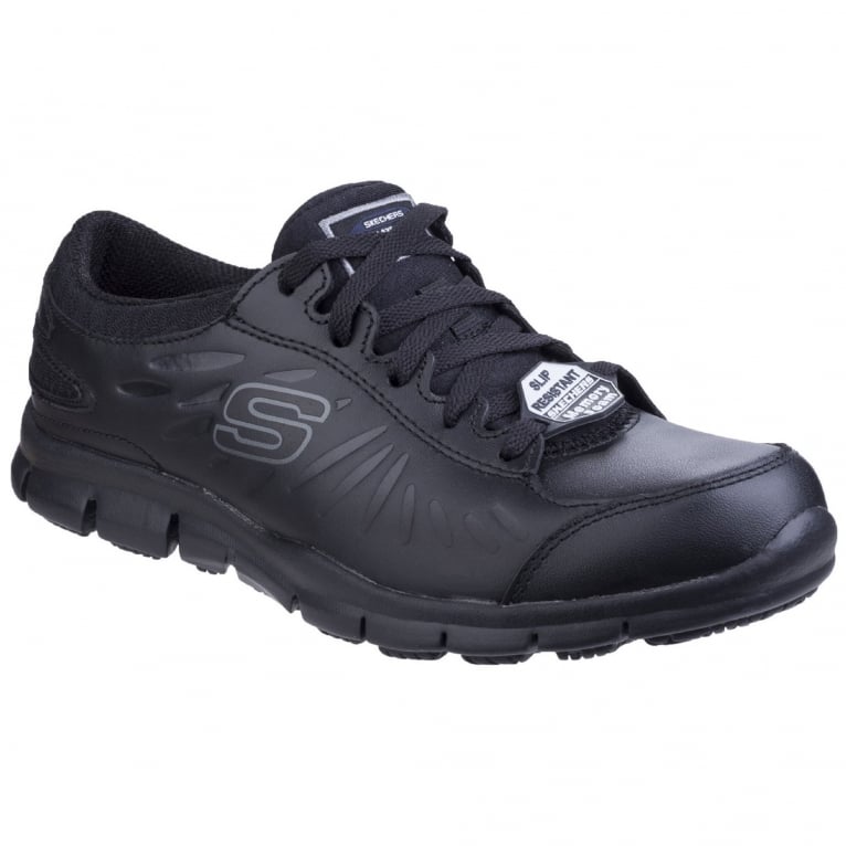charles clinkard Skechers Eldred Slip Resistant Womens Work Shoes
