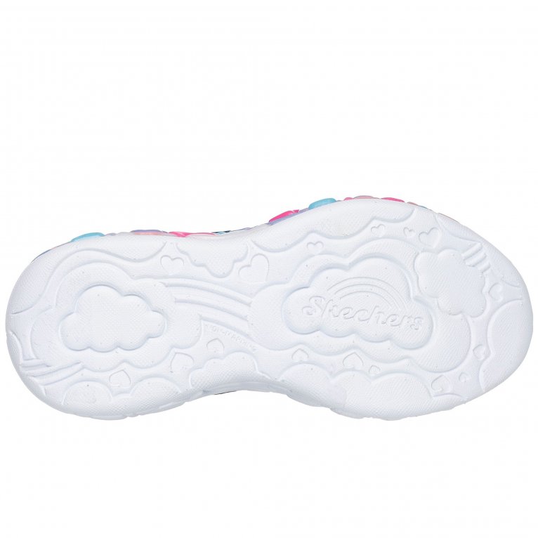 Charles Clinkard Skechers Eternal Heart Lights Girls Trainers