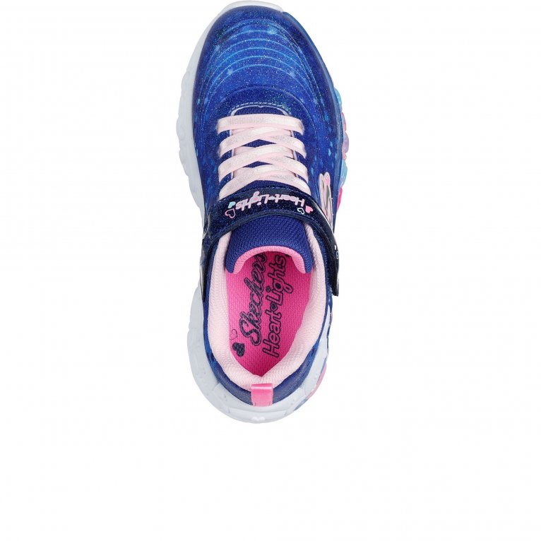Charles Clinkard Skechers Eternal Heart Lights Girls Trainers