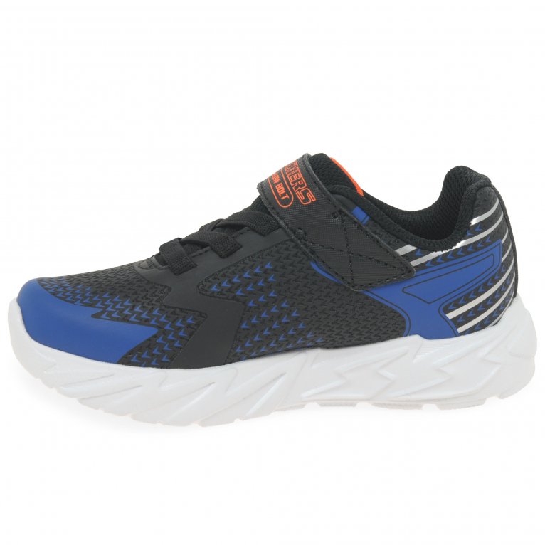 Charles Clinkard Skechers Flex Glow Bolt Boys Sports Trainers