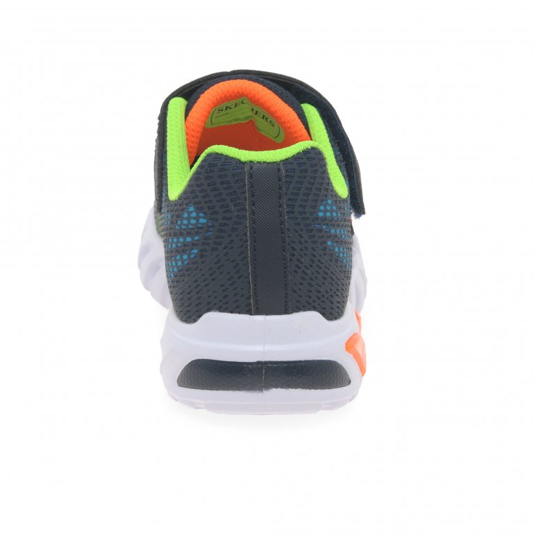 Charles Clinkard Skechers Flex Glow Vorlo Lights Boys Sports Trainers
