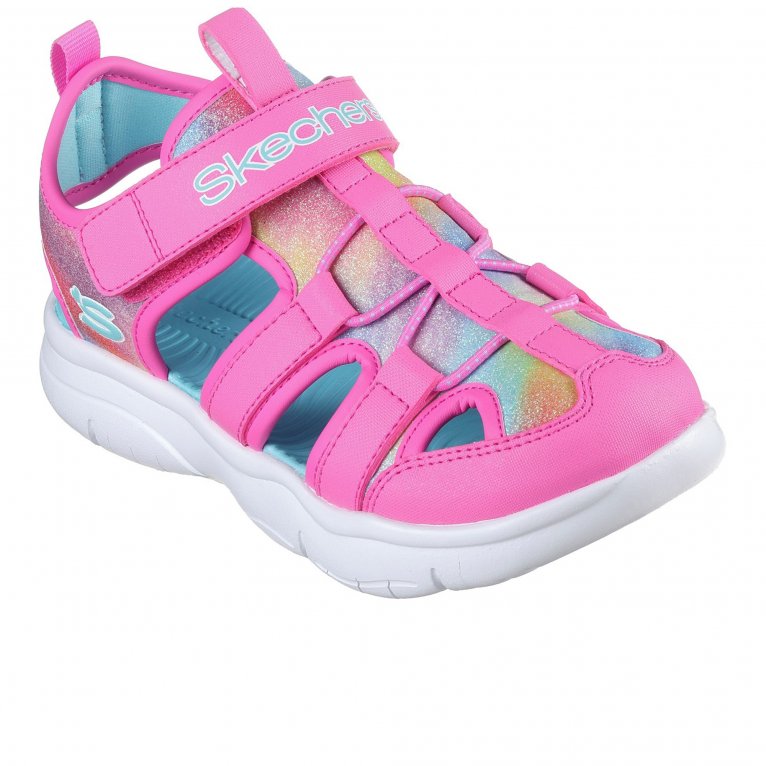 charles clinkard Skechers Flex Splash Daylight Shimmers Girls Sandals