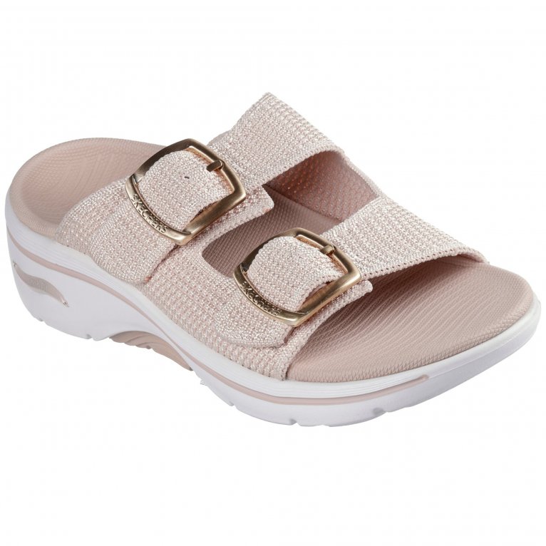 charles clinkard Skechers Go Walk Arch Fit 2.0 Destined Womens Mules