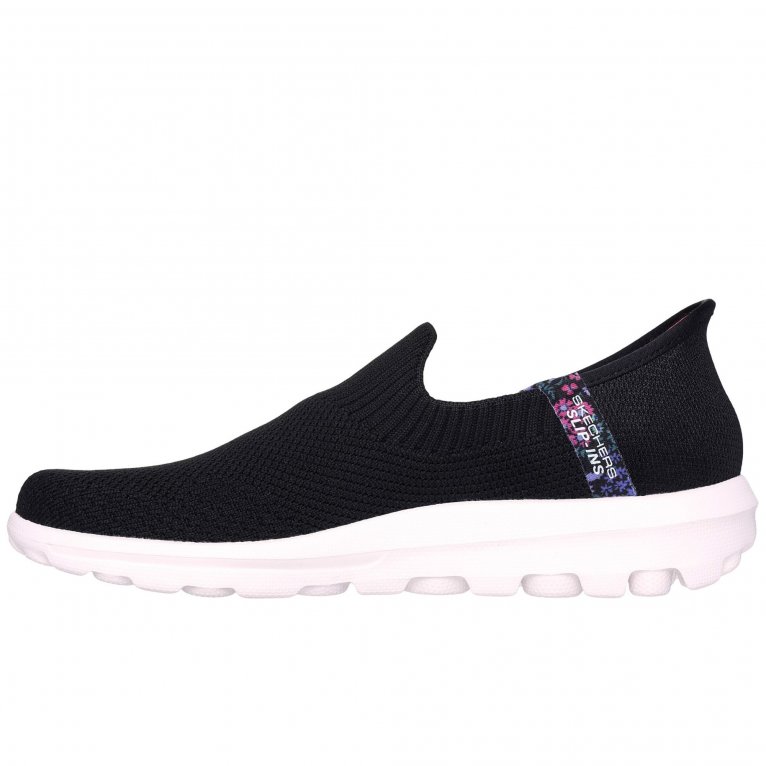 Charles Clinkard Skechers Go Walk Travel Tahiti Sunset Womens Trainers