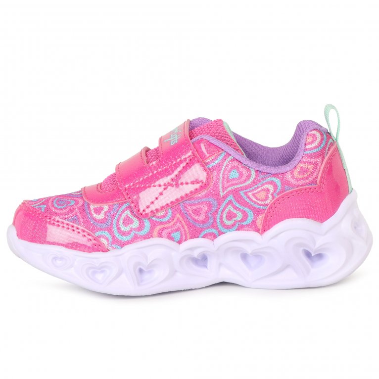 Charles Clinkard Skechers Heart Lights Boogie Girls Infant Trainers
