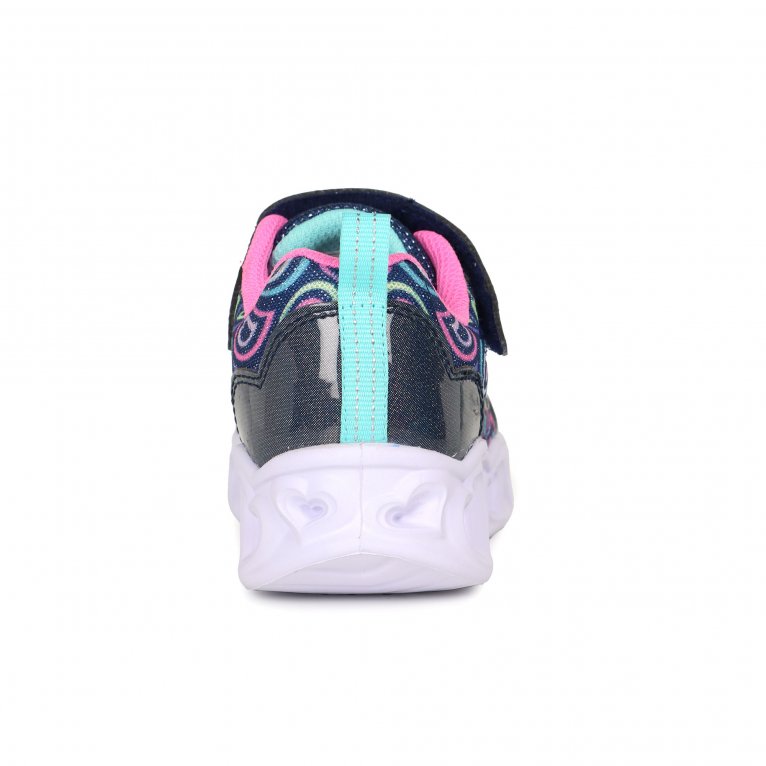 Charles Clinkard Skechers Heart Lights Boogie Girls Trainers