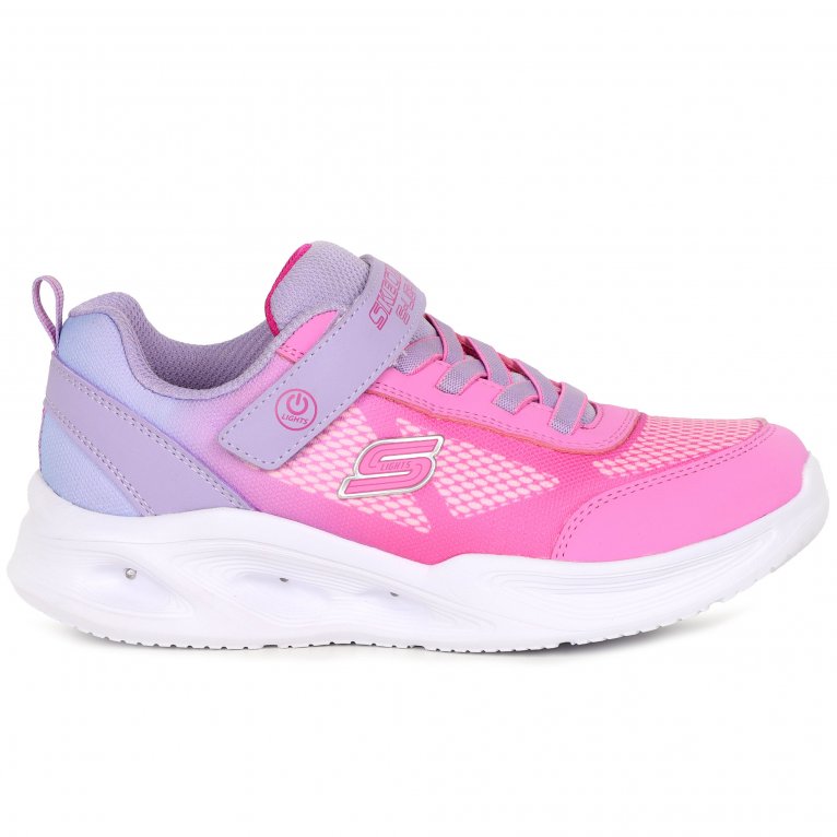 Charles Clinkard Skechers Lights Sola Glow Girls Trainers
