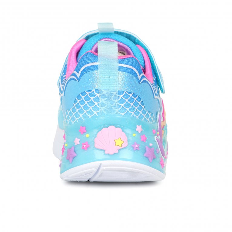 Charles Clinkard Skechers Mermaid Dream Lights Girls Sports Trainers