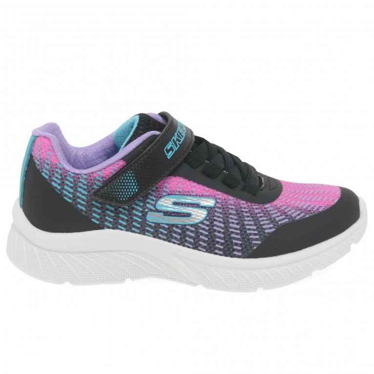 Charles Clinkard Skechers Microspec Disco Dreaming Girls Trainers