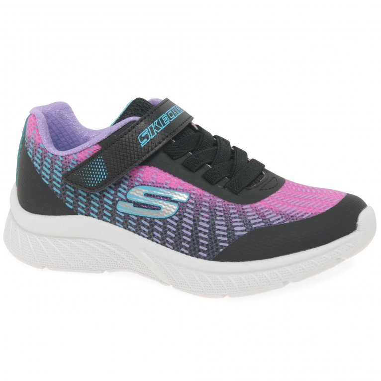 charles clinkard Skechers Microspec Disco Dreaming Girls Trainers