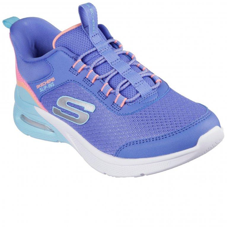charles clinkard Skechers Microspec Max Colour Trifecta Girls Trainers