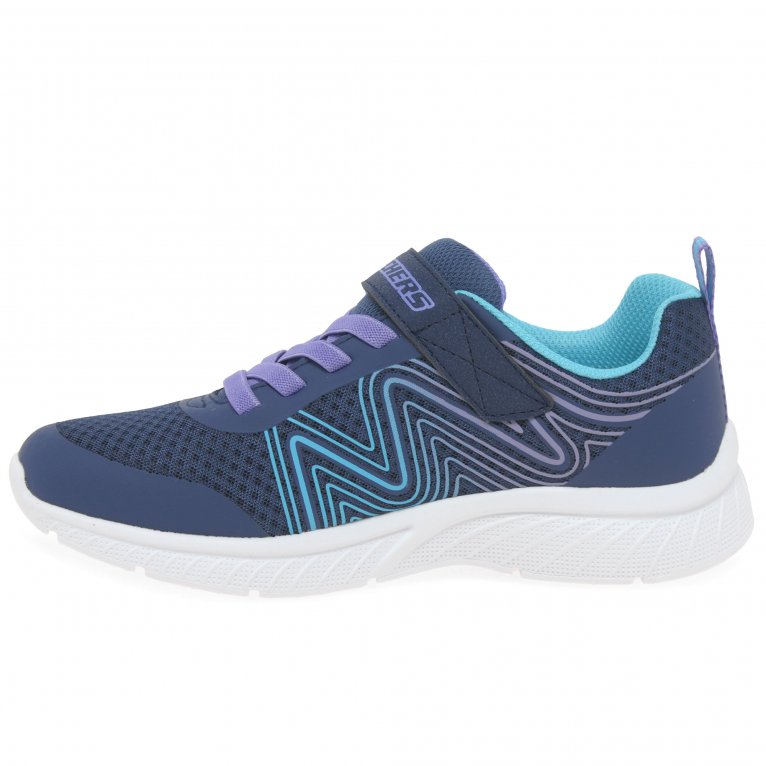 Charles Clinkard Skechers Microspec Sweet Swirl Girls Trainers