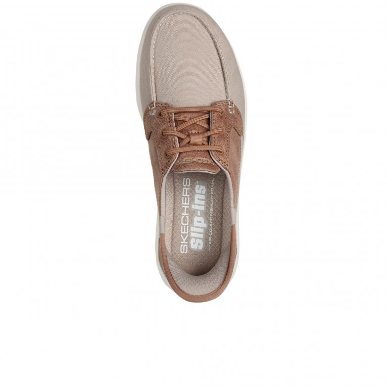 Charles Clinkard Skechers On-The-Go Flex Palmilla Boat Womens Trainers