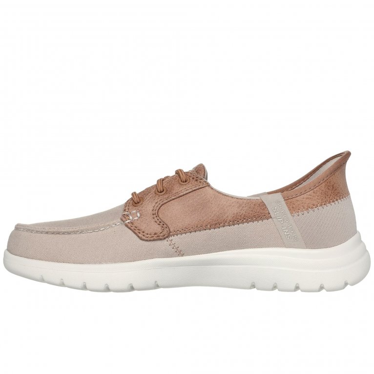 Charles Clinkard Skechers On-The-Go Flex Palmilla Boat Womens Trainers