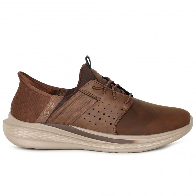 Charles Clinkard Skechers Slade Zachary Slip In Mens Trainers
