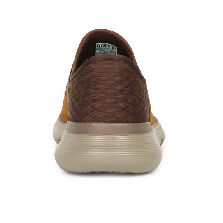 Charles Clinkard Skechers Slip In Garza Mens Wide Fit Trainers