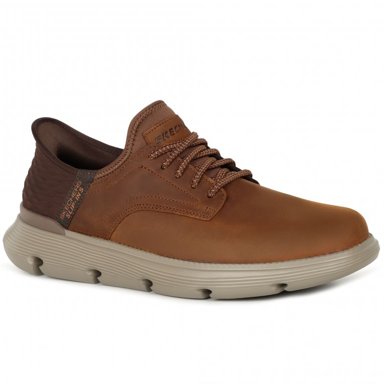 charles clinkard Skechers Slip In Garza Mens Wide Fit Trainers
