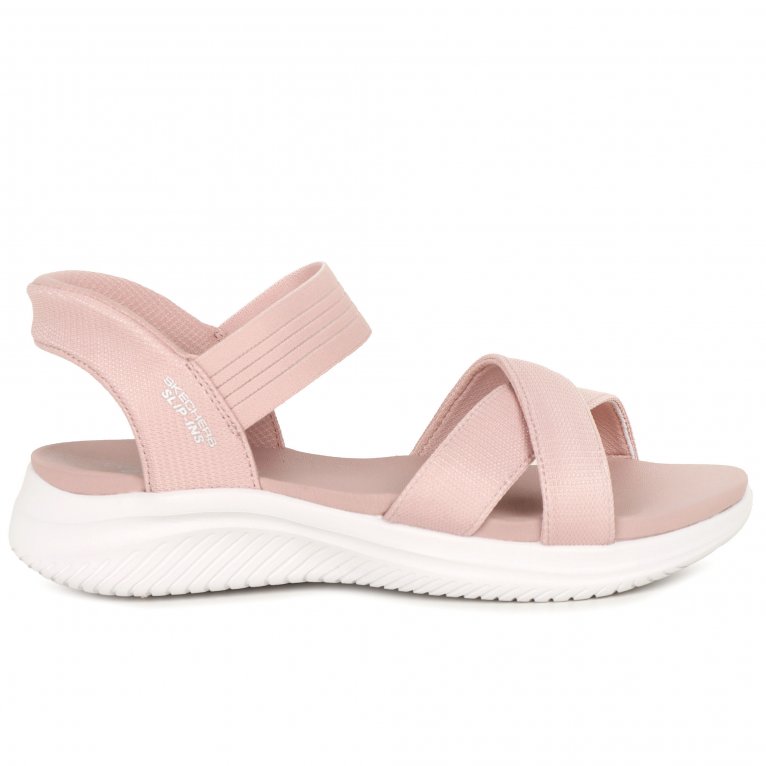 Charles Clinkard Skechers Slip In Ultra Flex Womens Sandals