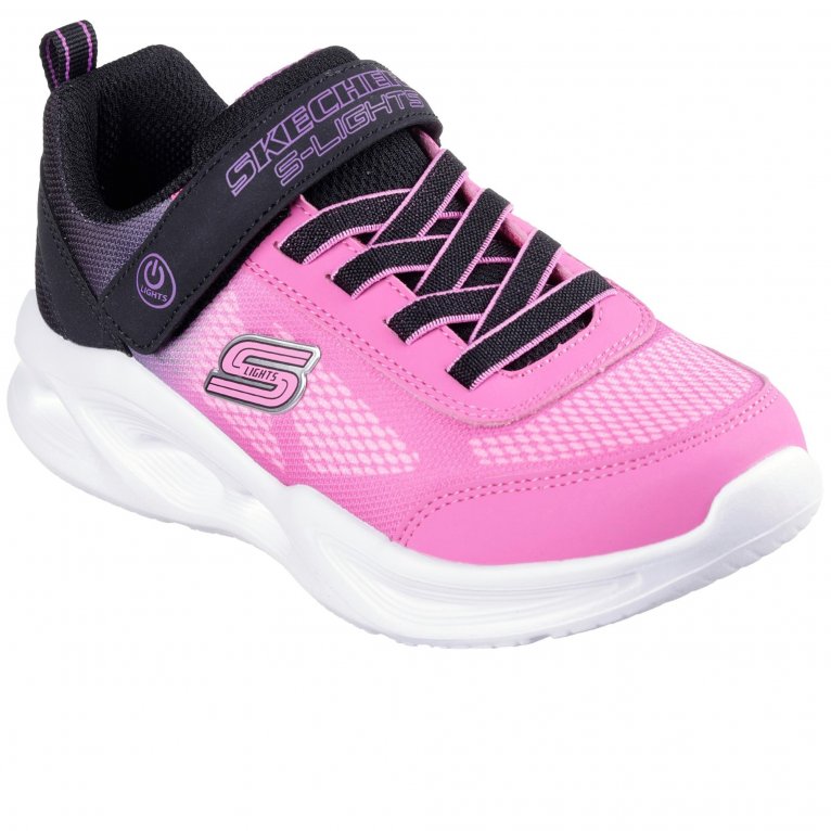 charles clinkard Skechers Sola Glow Ombre Deluxe Girls Trainers