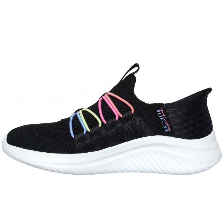 Charles Clinkard Skechers Ultra Flex 3.0 Bungee Fun Girls Trainers