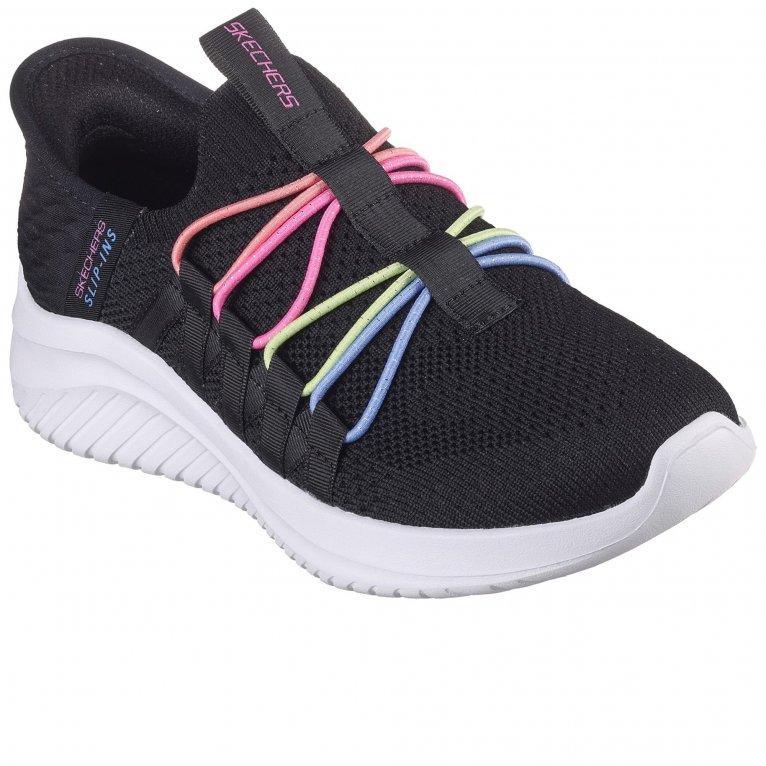 charles clinkard Skechers Ultra Flex 3.0 Bungee Fun Girls Trainers