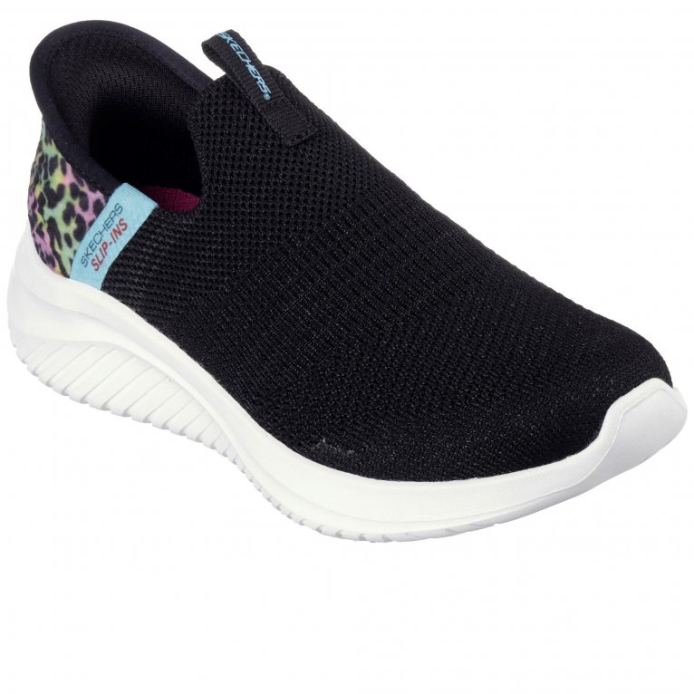 charles clinkard Skechers Ultra Flex 3.0 Colory Wild Girls Trainers