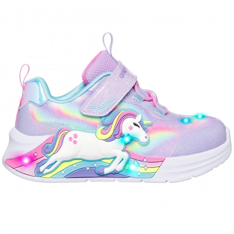 Charles Clinkard Skechers Unicorn Chaser Girls Trainers