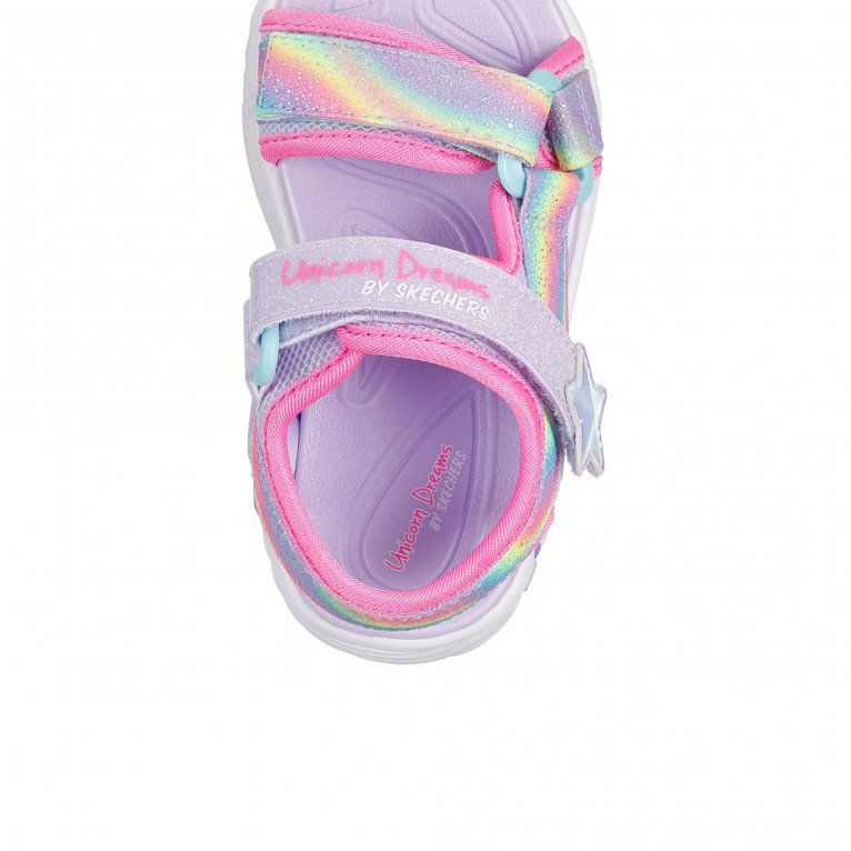 Charles Clinkard Skechers Unicorn Dreams Girls Sandals