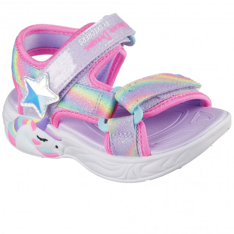 charles clinkard Skechers Unicorn Dreams Girls Sandals