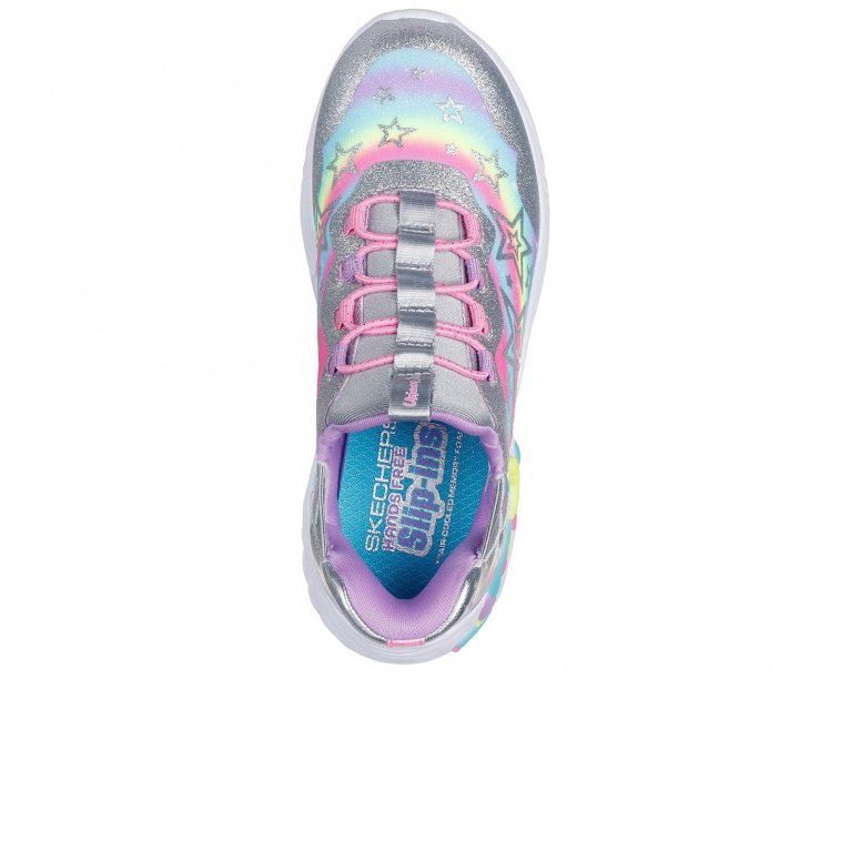 Charles Clinkard Skechers Unicorn Dreams Starry Lite Trainers