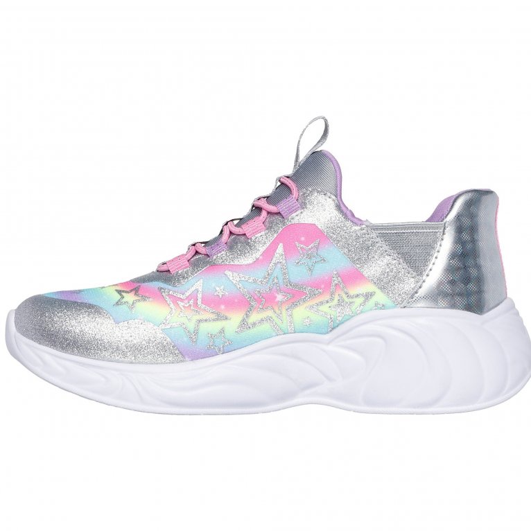 Charles Clinkard Skechers Unicorn Dreams Starry Lite Trainers