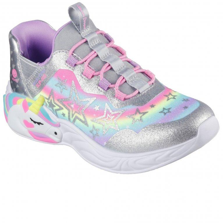 charles clinkard Skechers Unicorn Dreams Starry Lite Trainers