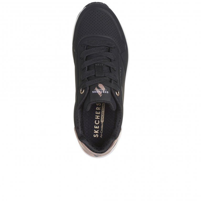 Charles Clinkard Skechers Uno Gen1 Shimmer Away Girls Trainers