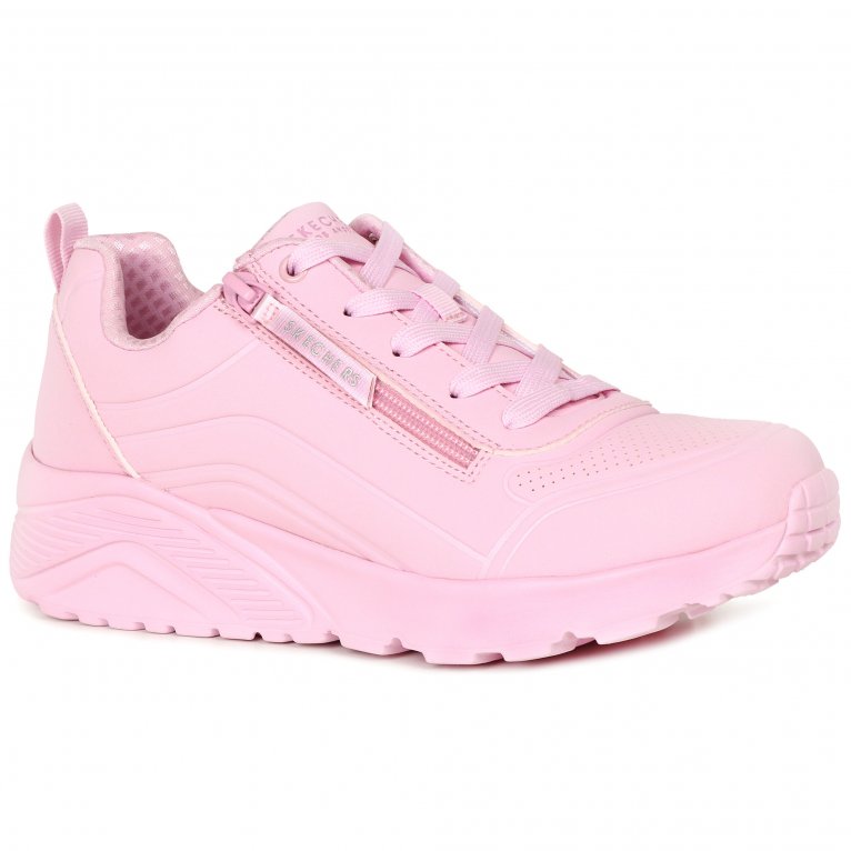charles clinkard Skechers Uno Lite Easy Zip Girls Sports Trainers