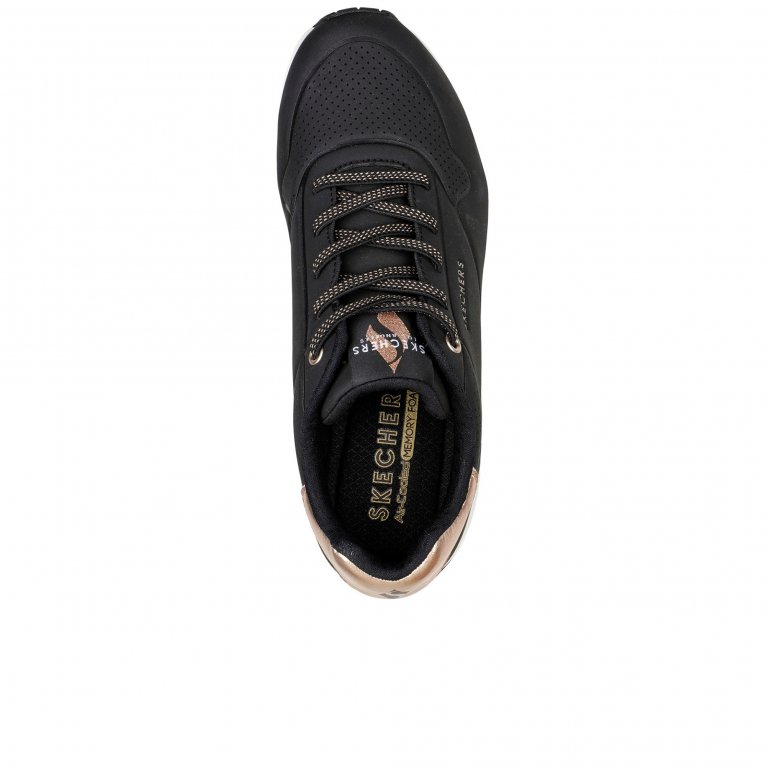 Charles Clinkard Skechers Uno Shimmer Away Womens Trainers