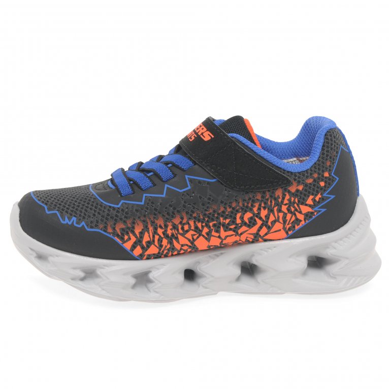 Charles Clinkard Skechers Vortex Zorento Lights Boys Trainers