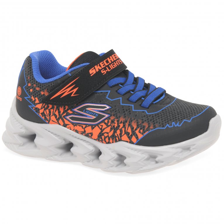 charles clinkard Skechers Vortex Zorento Lights Boys Trainers