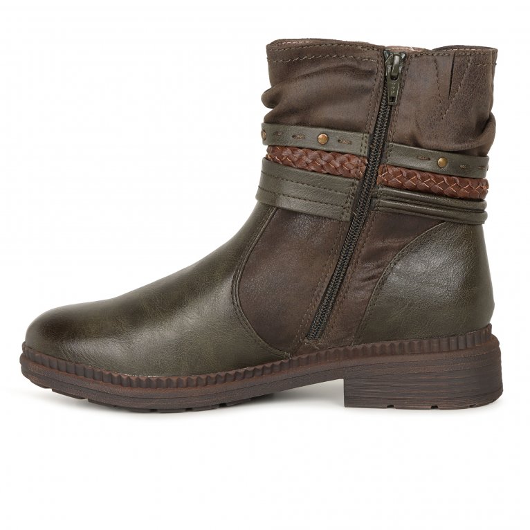 Charles Clinkard Soft Line (Jana) Oregano Womens Ankle Boots