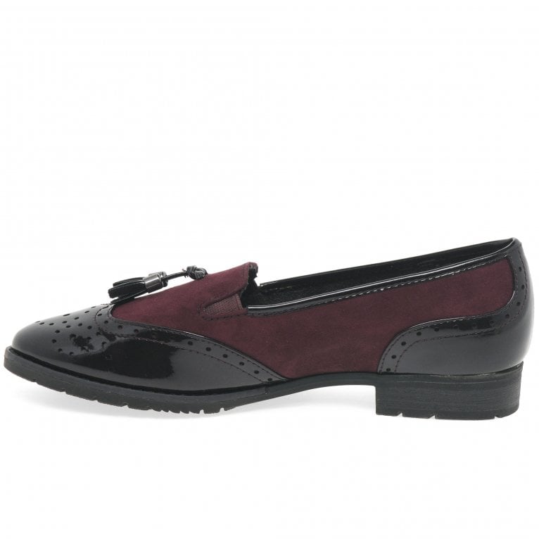 Charles Clinkard Soft Line (Jana) Wagner Womens Tassel Brogue Loafers