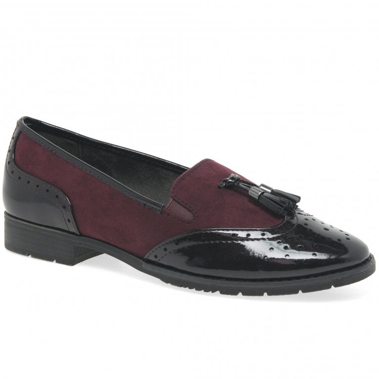 charles clinkard Soft Line (Jana) Wagner Womens Tassel Brogue Loafers