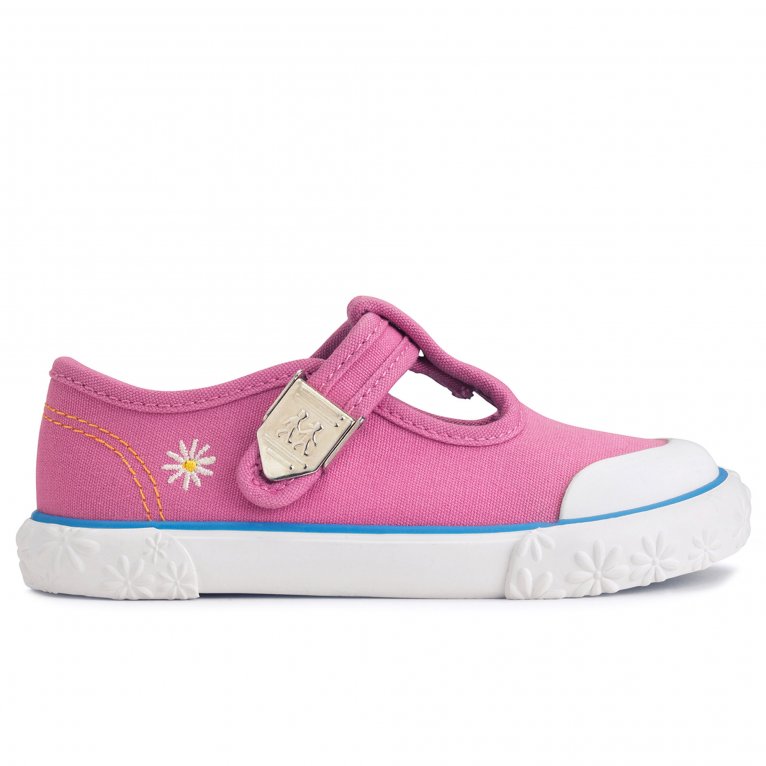 Charles Clinkard Start-Rite Anchor Girls Infant Canvas Shoes